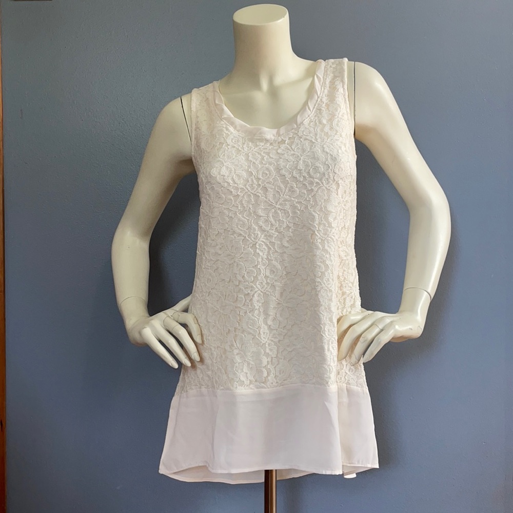 Maurices Tunic Lace Tank Top